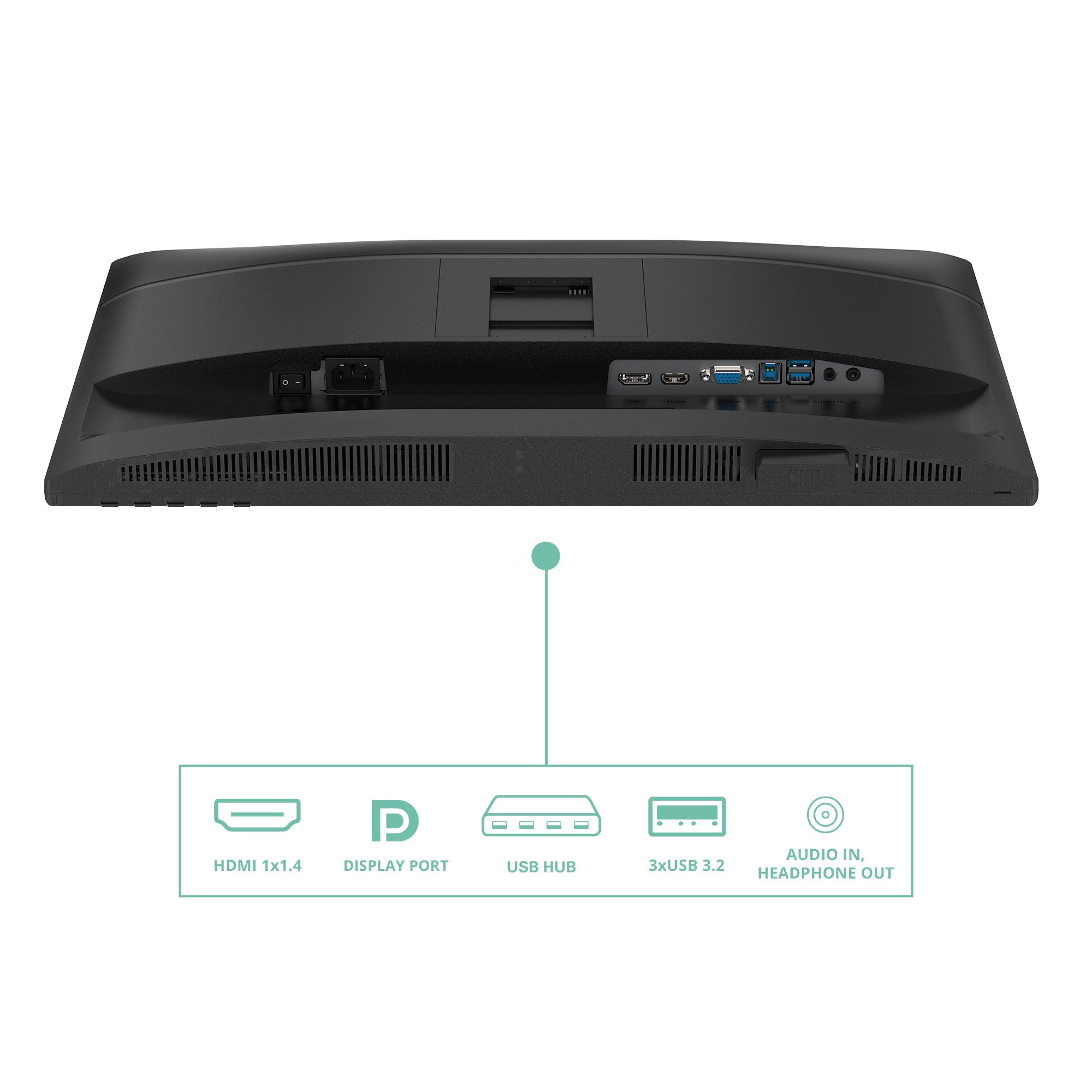 AOC 24P4U computerskærm 60,5 cm (23.8) 1920 x 1080 pixel Fuld HD Sort