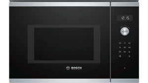 Bosch Serie | 6 Mikrobølgeovn Til indbygning 900W 25liter Rustfrit stål