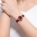 Swarovski Crystal Flower rødt dameur 5552780