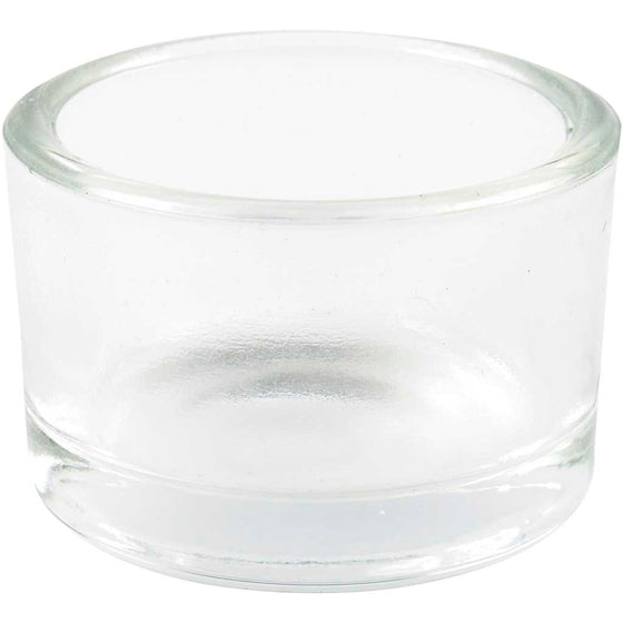 Fyrfadsholder, H: 3,2 cm, diam. 5 cm, 48 stk./ 1 pk.