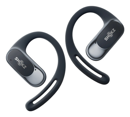 SHOKZ OpenFit Air Headset Trådløs Ørekrog Opkald/Musik/Sport/Hverdag Bluetooth Sort