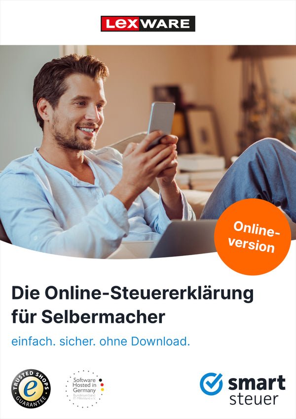 Smartsteuer 2024 für das Steuerjahr 2023 Hjem/liv - personlig finans/skatteforberedelse 1 bruger Tysk