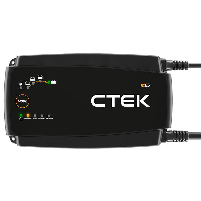 CTEK Marinelader M25 12V - Bly og LiFePO4 (Lithium)