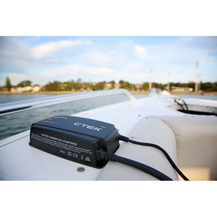 CTEK Marinelader M25 12V - Bly og LiFePO4 (Lithium)