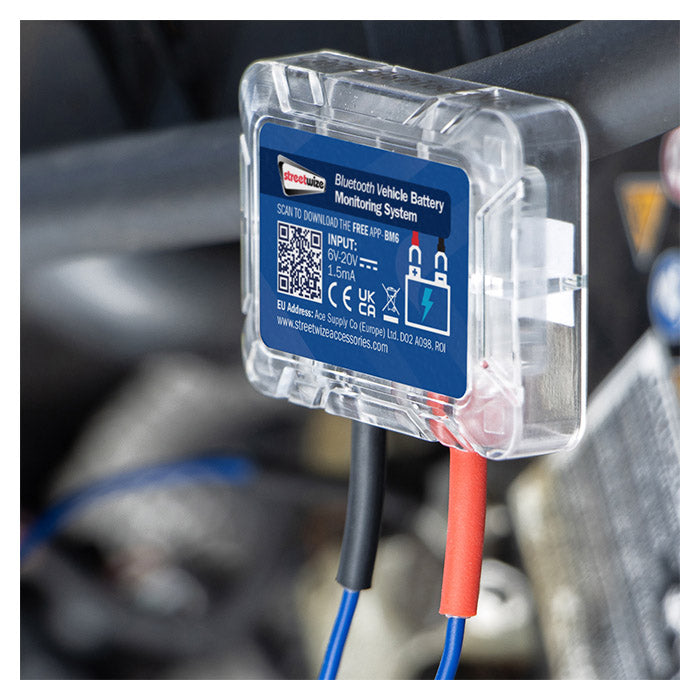 Bluetooth overvågning af 12V batteri til bil og båd