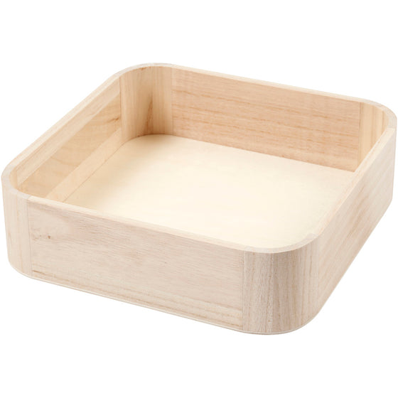 Bakke, H: 7 cm, str. 25x25 cm, 1 stk.