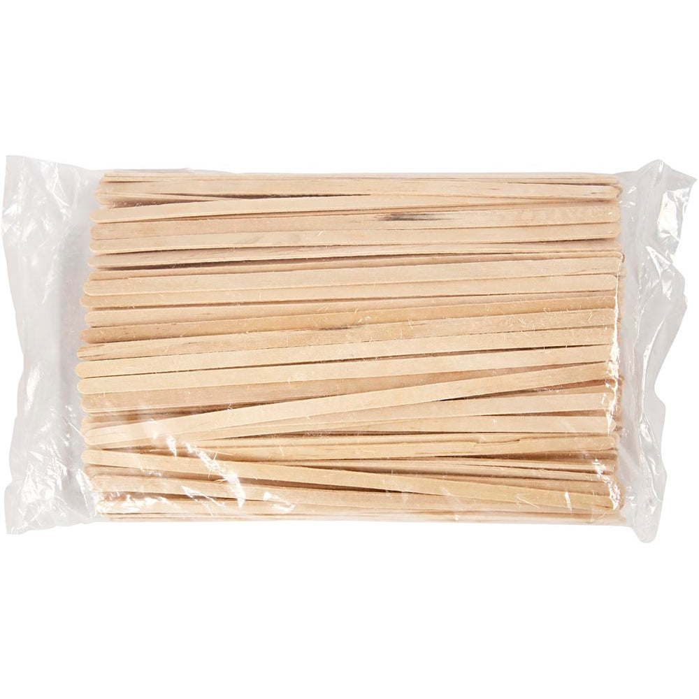 Ispinde, L: 19 cm, B: 6 mm, natur, 200 stk./ 1 pk.