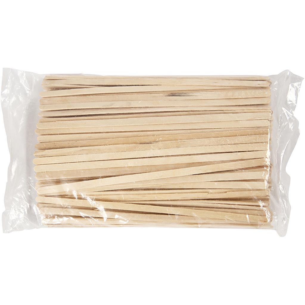 Ispinde, L: 19 cm, B: 6 mm, natur, 200 stk./ 1 pk.