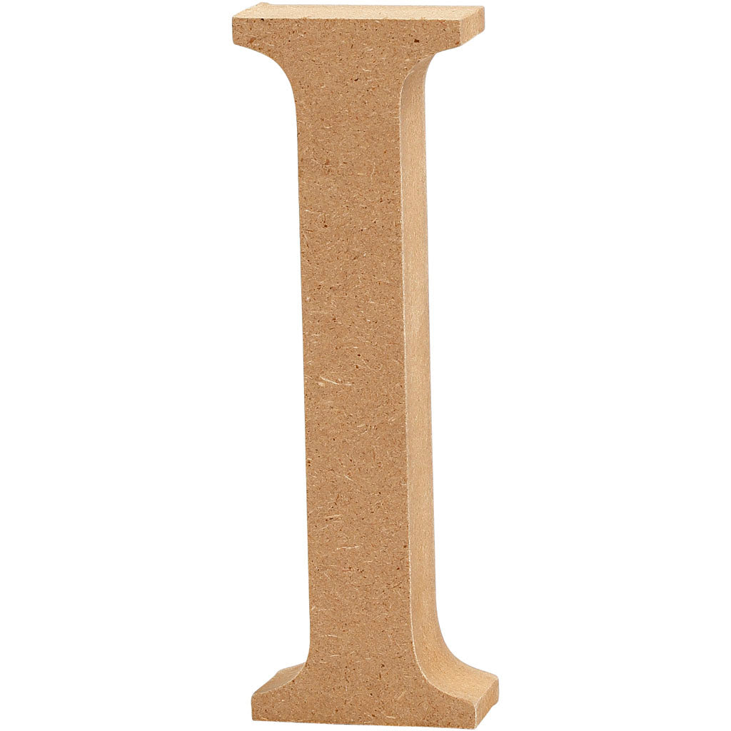 Bogstav, I, H: 8 cm, tykkelse 1,5 cm, 1 stk.