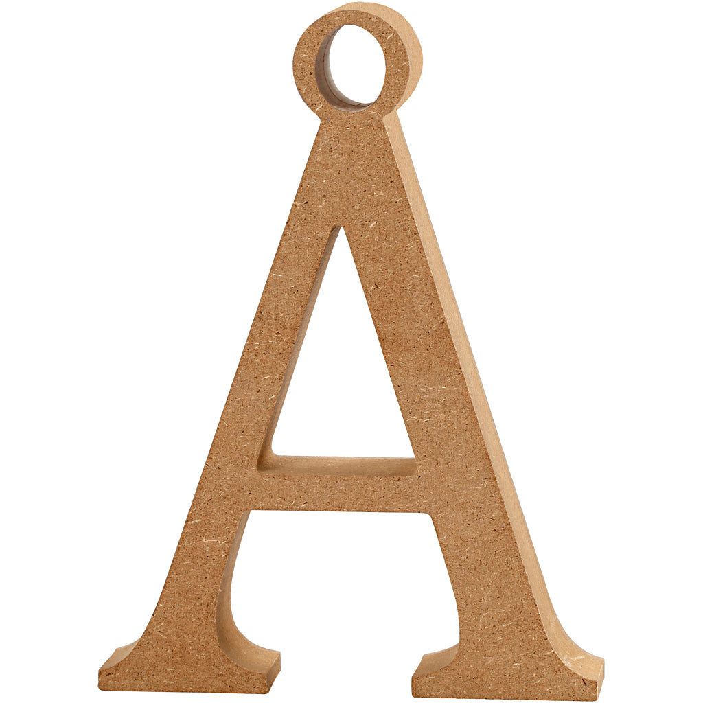 Bogstav, Å, H: 8 cm, tykkelse 1,5 cm, 1 stk.