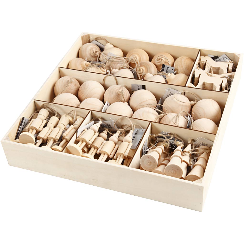 Juleophæng, H: 5,5-9 cm, 72 stk./ 1 pk.