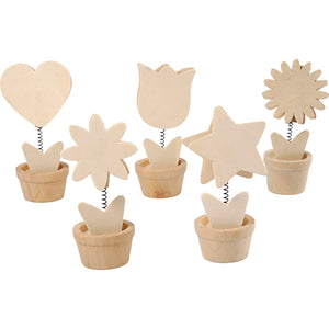 Memo-holder, H: 10 cm, diam. 5 cm, 10 stk./ 1 pk.