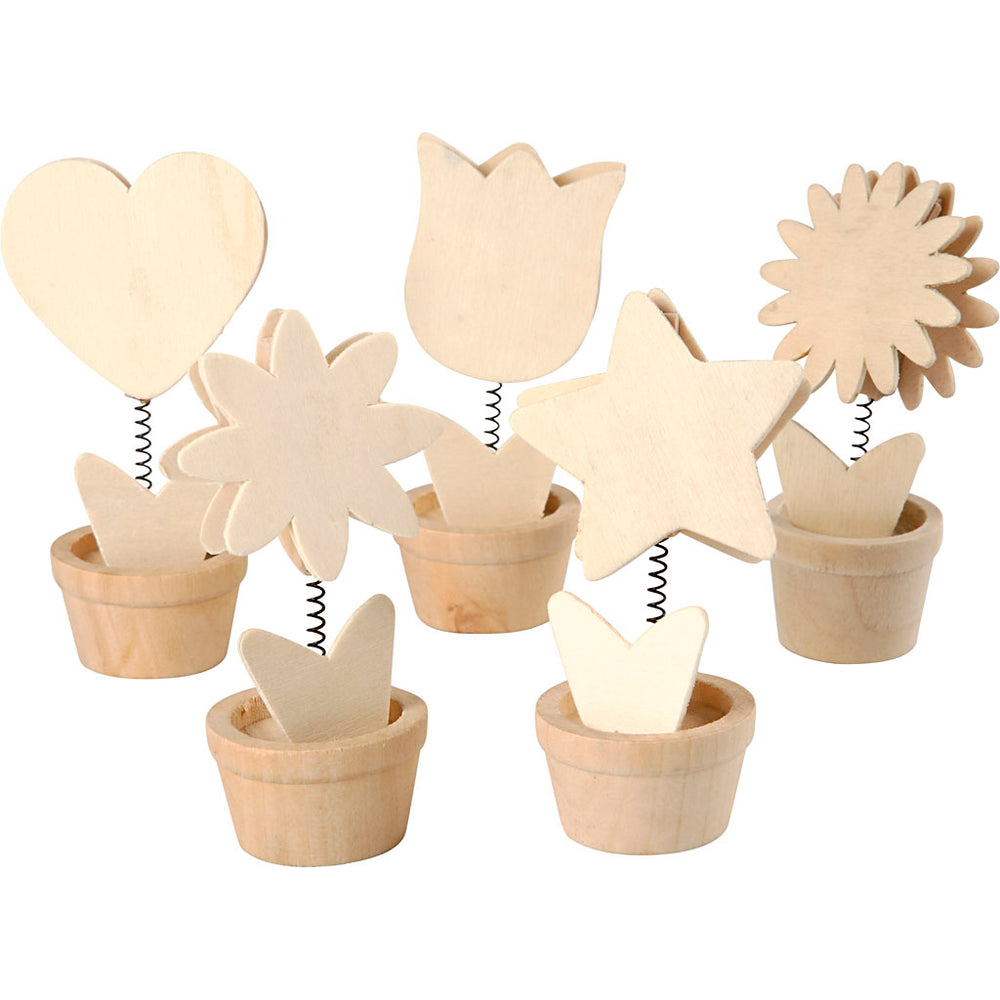 Memo-holder, H: 10 cm, diam. 5 cm, 10 stk./ 1 pk.