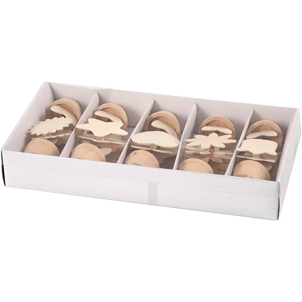 Memo-holder, H: 10 cm, diam. 5 cm, 10 stk./ 1 pk.
