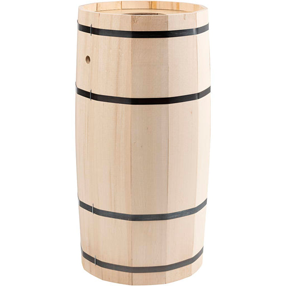 Fastelavnstønde, bøg, H: 54 cm, diam. 26 cm, stor, 1 stk.