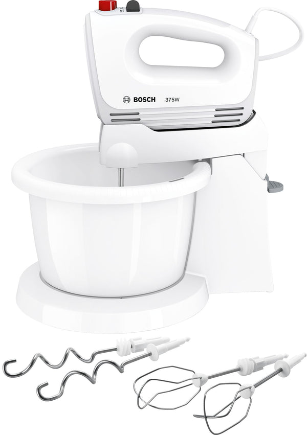 Bosch CleverMixx MFQ2600W Mixer Turbofunktion Hvid/rød
