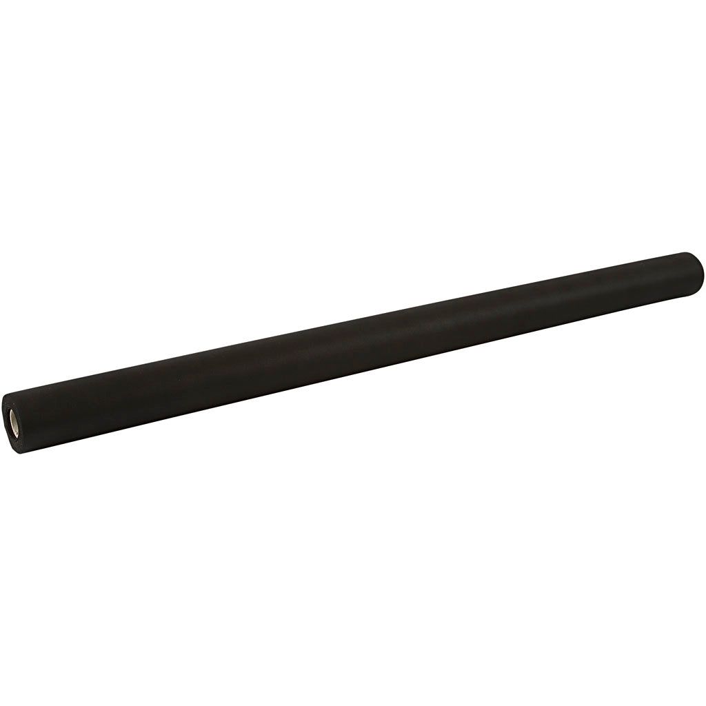Dug af Imiteret Stof, B: 125 cm, 70 g, sort, 10 m/ 1 rl.