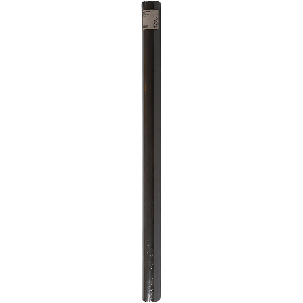 Dug af Imiteret Stof, B: 125 cm, 70 g, sort, 10 m/ 1 rl.
