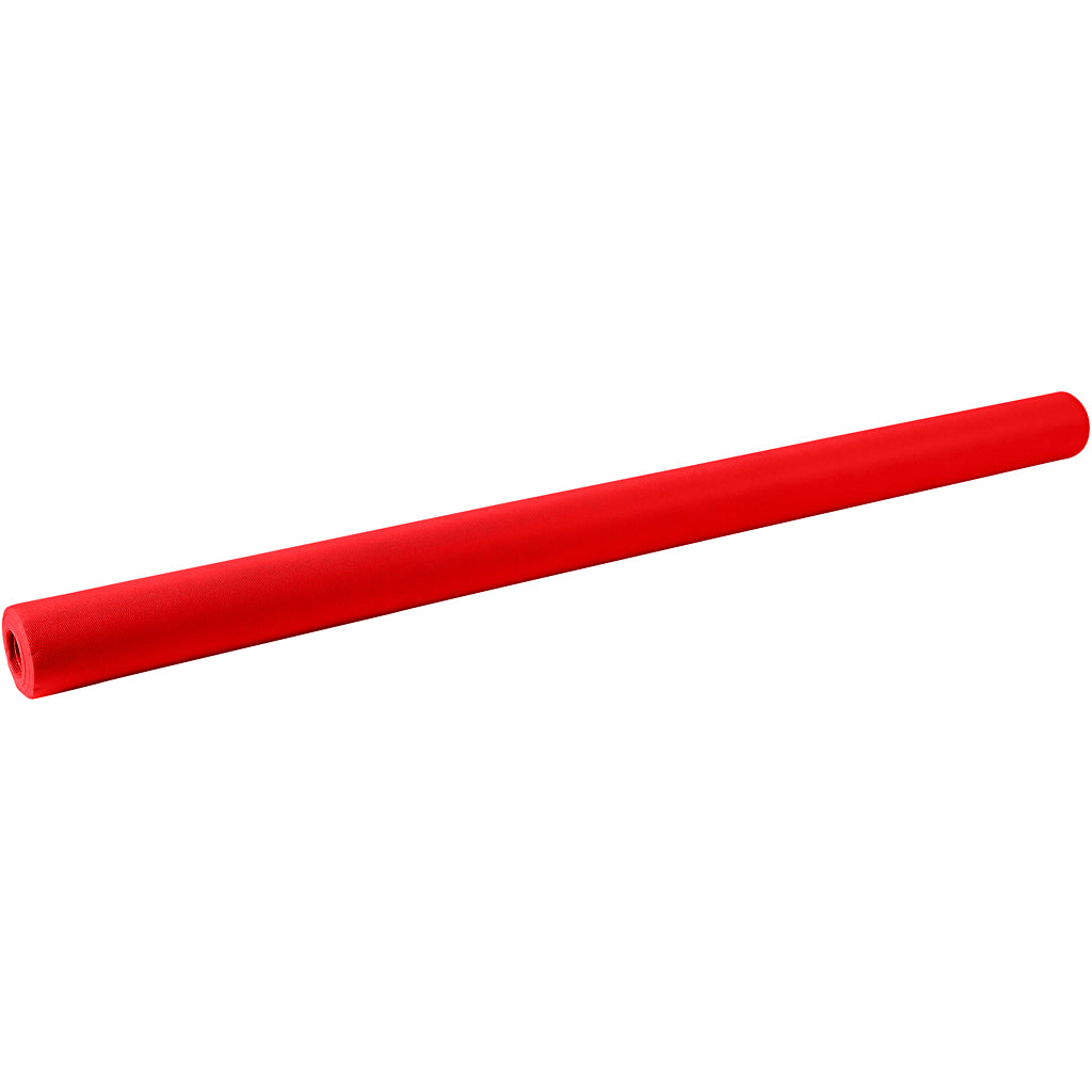Dug af Imiteret Stof, B: 125 cm, 70 g, rød, 10 m/ 1 rl.