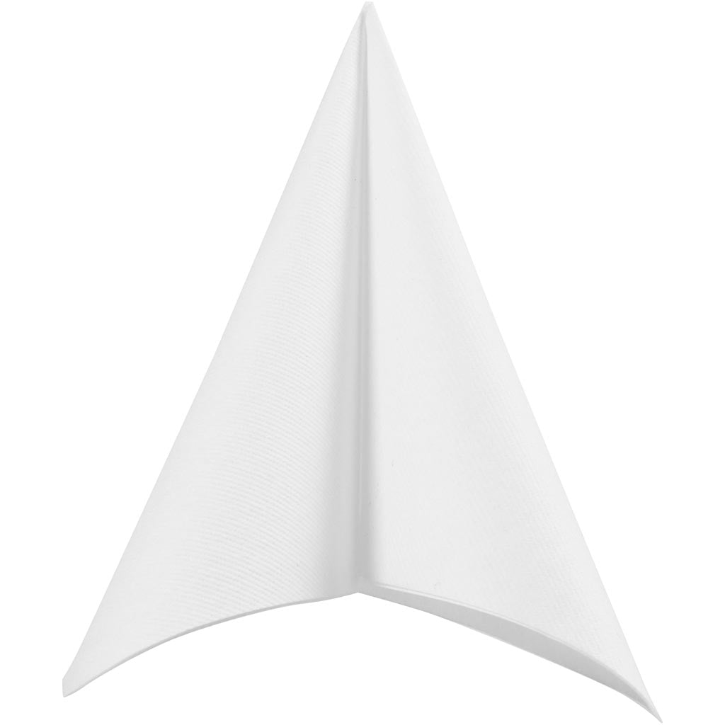 Servietter, str. 40x40 cm, 60 g, hvid, 20 stk./ 1 pk.