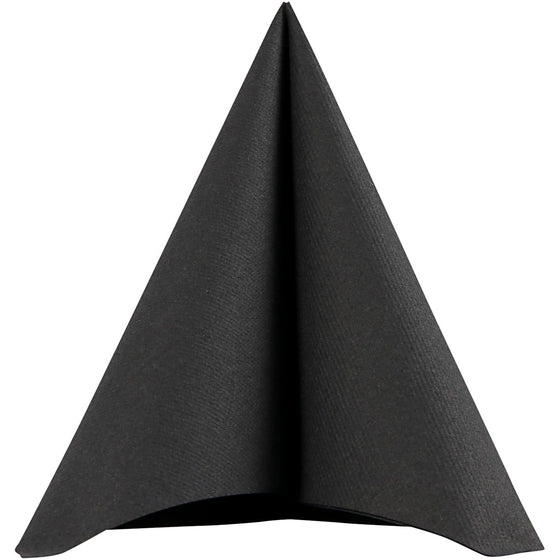 Servietter, str. 40x40 cm, 60 g, sort, 20 stk./ 1 pk.