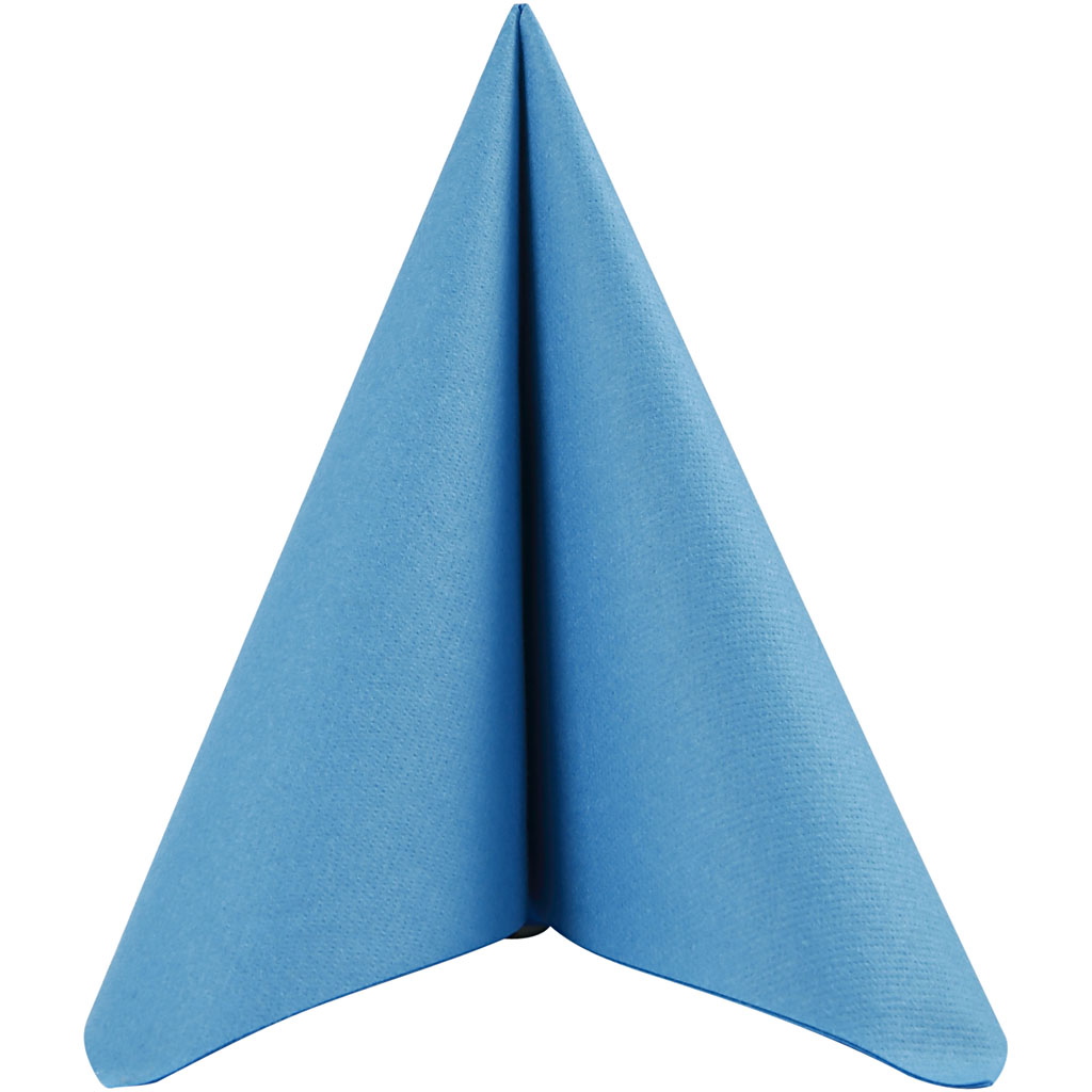 Servietter, str. 40x40 cm, 60 g, turkis, 20 stk./ 1 pk.