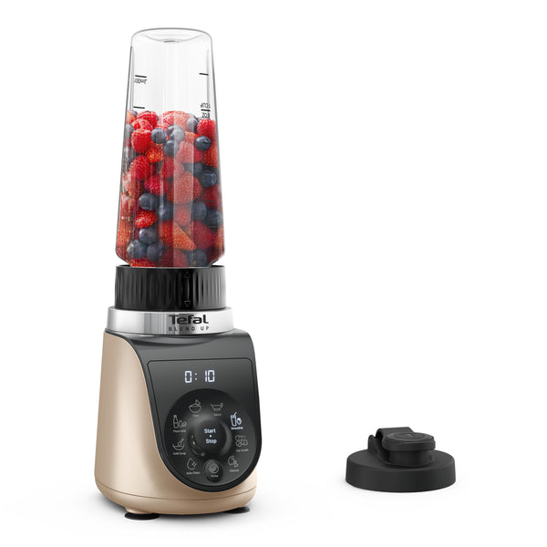 Tefal Blend Up BL190AF0 blender 0,85 L Bordplade blender 1000 W Beige, Sort, Transparent