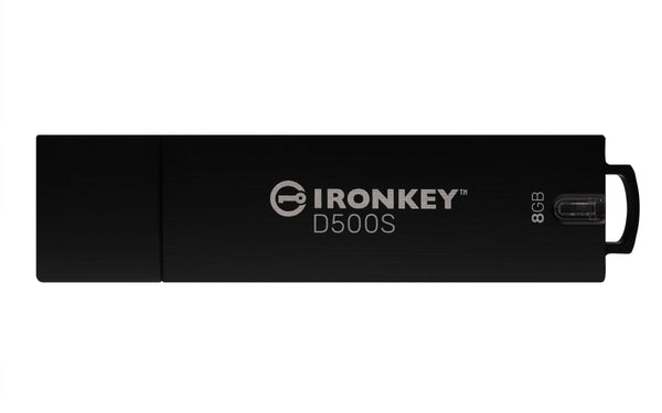 Kingston IronKey D500S 8GB USB 3.2 Gen 1 USB stick Sort