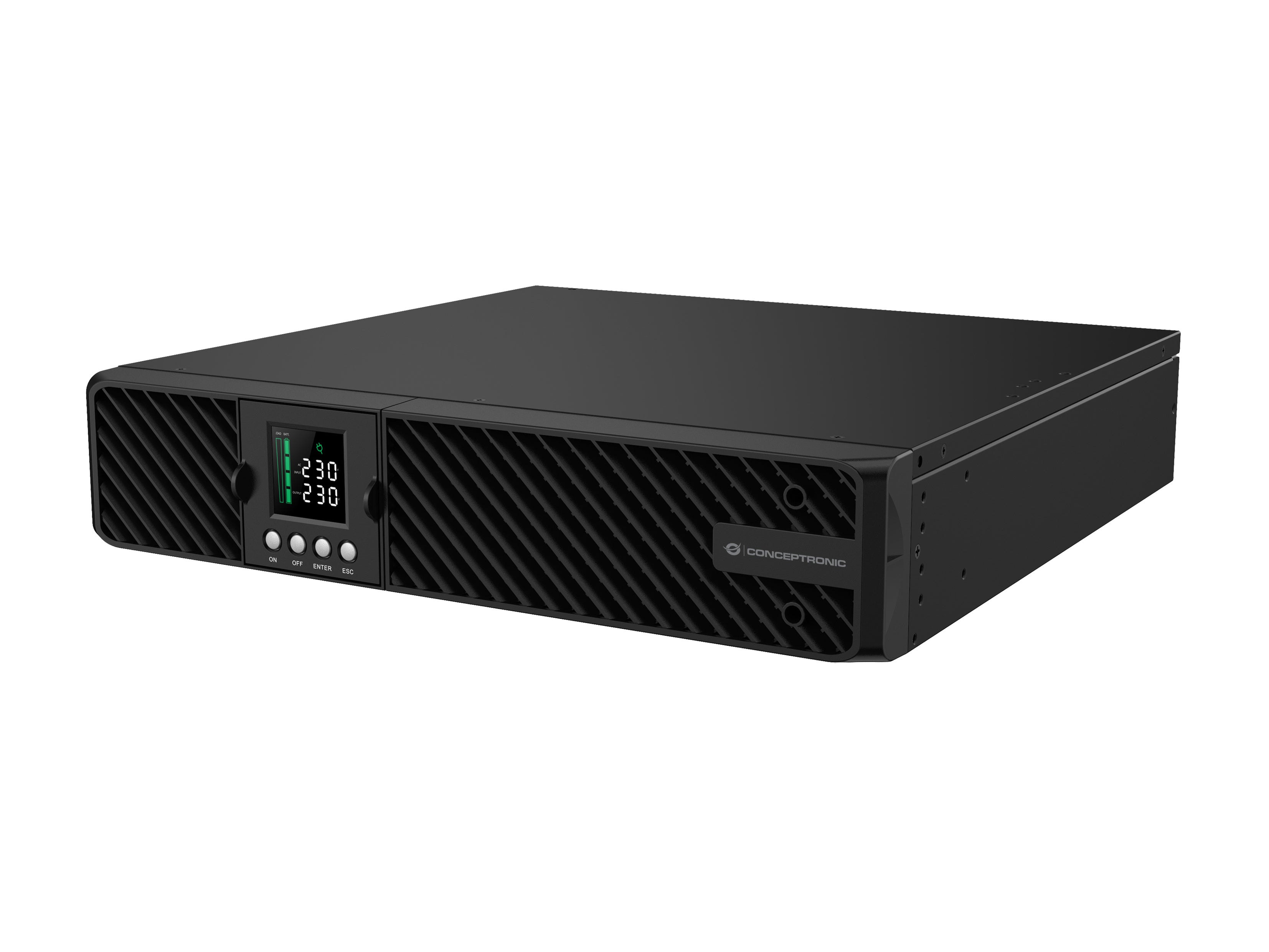 Conceptronic ZEUS51E1K UPS-enhed Dobbeltkonvertering (online) 1 kVA 1000 W 8 AC stikkontakt(er)