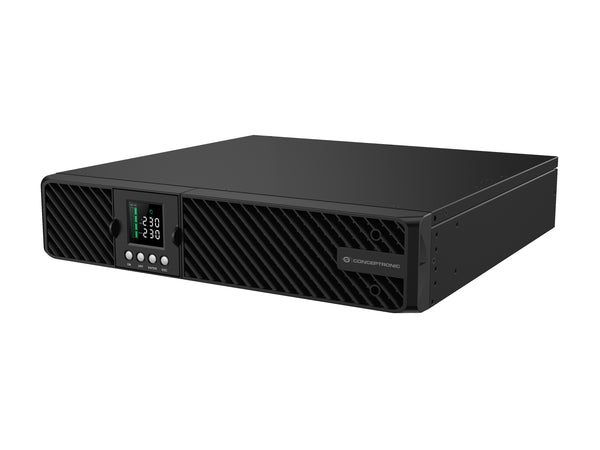 Conceptronic ZEUS51E1K UPS-enhed Dobbeltkonvertering (online) 1 kVA 1000 W 8 AC stikkontakt(er)