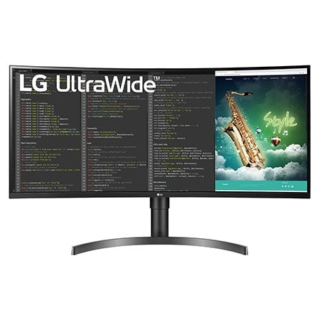 LG UltraWide 35WN75CP-B 35 3440 x 1440 (UltraWide) HDMI DisplayPort USB-C 100Hz  Dockingskærm