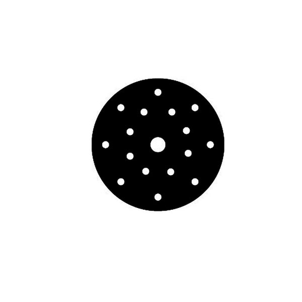 HQ400 film abrasive 125 mm (5") 17 hul P120 25 stk.