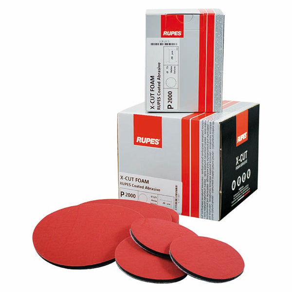 Rupes X-cut skum sliberondel, Ø:150 mm. P3000, 20 stk.