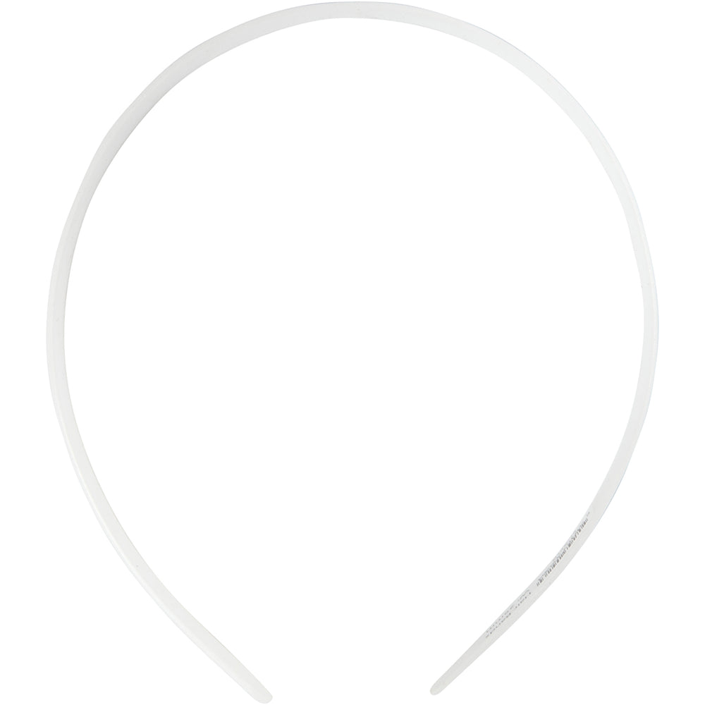 Hårbøjle, B: 25 mm, hvid, 5 stk./ 1 pk.