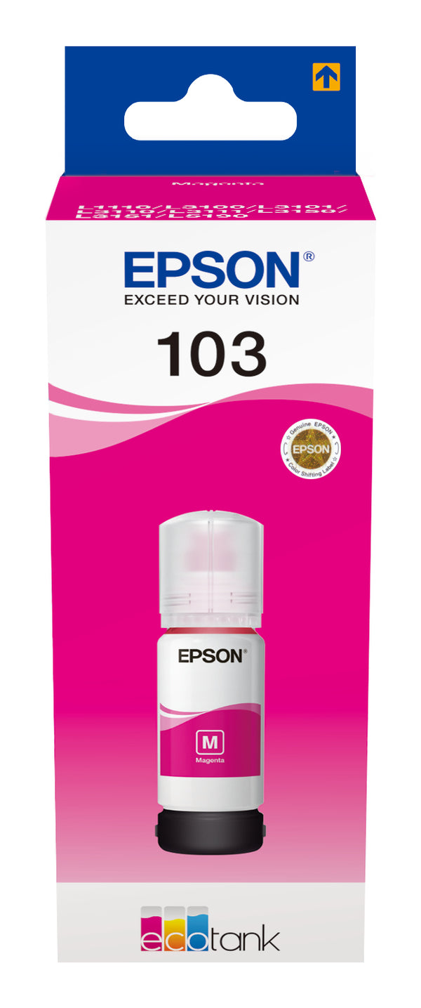 Epson 103 Magenta Blækrefill C13T00S34A
