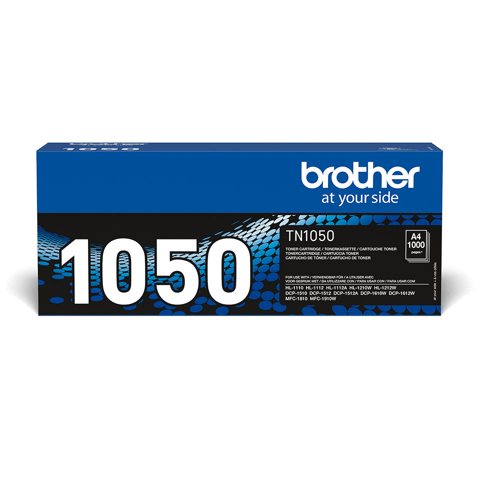 Brother TN 1050 Sort 1000 sider Toner