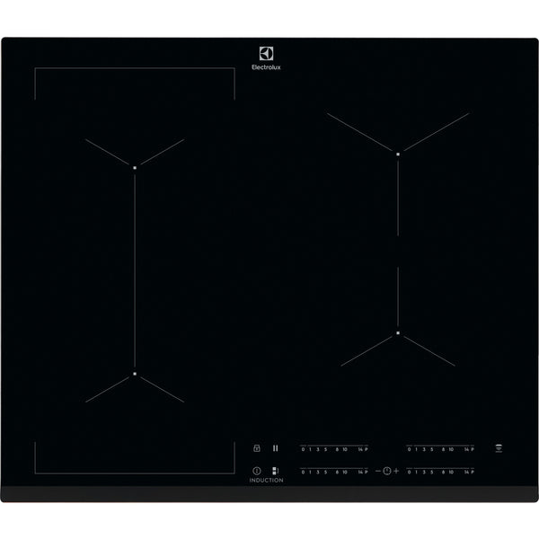 Electrolux EIV634 Sort Indbygget 60 cm Zone induktionskogeplade 4 zone(s)