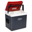 ZORN 26L elektrisk køleboks 12/230V + Akku 18V tilslut