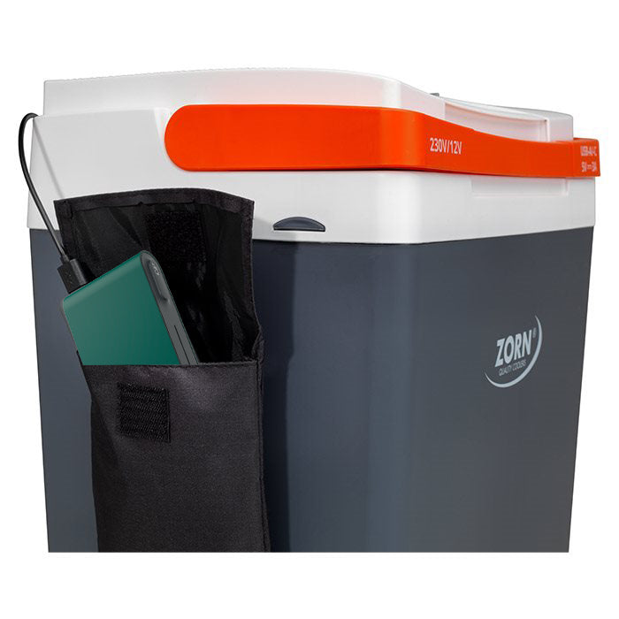 ZORN 30L elektrisk køleboks 12/230V inkl. Powerbank