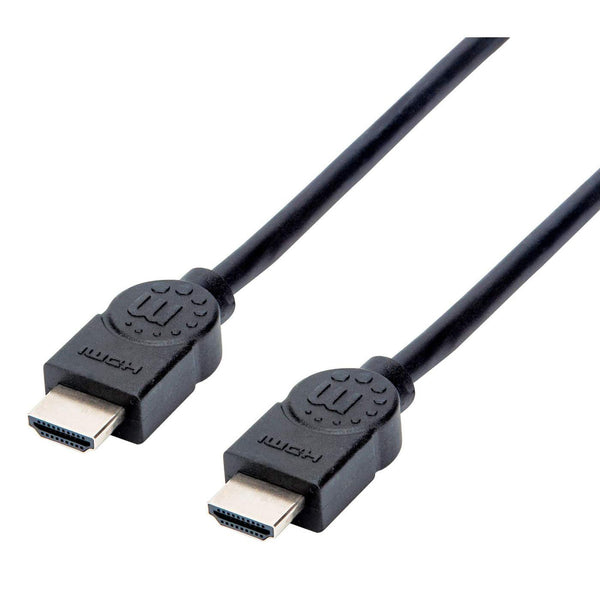 Manhattan HDMI han -> HDMI han 1.5 m Sort