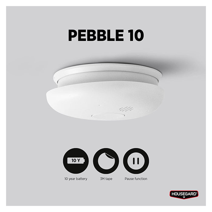 Housegard Røgalarm Optical Pebble 10