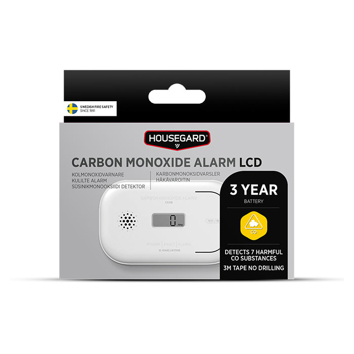 Housegard Kulilte (CO) Alarm Batteridrevet