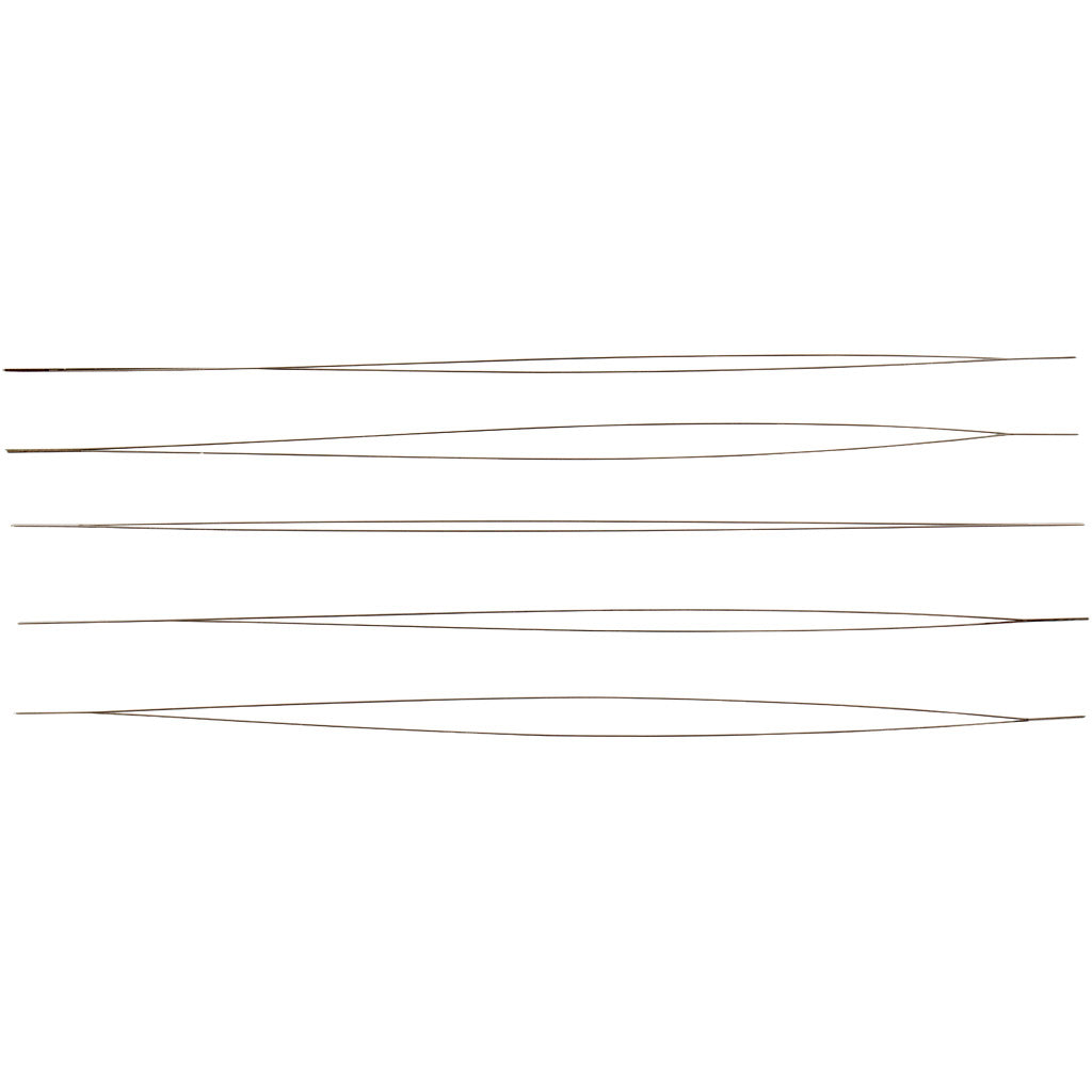 Smykkenål, L: 12 cm, tykkelse 0,25 mm, 5 stk./ 1 pk.