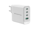 Conceptronic ALTHEA22W100 oplader til mobil enhed Universel Hvid Vekselstrøm Hurtig opladning Indendørs