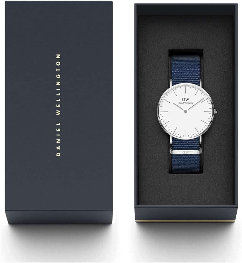 Daniel Wellington Classic Bayswater hvidt herreur Dw00600276