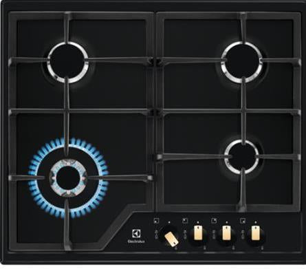 Electrolux EGS6436RK Sort Indbygget Gaskomfur 4 zone(s)