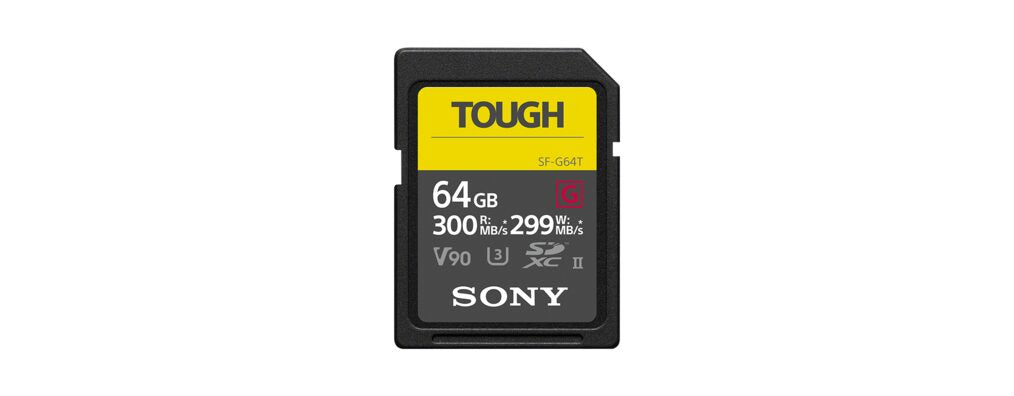 Sony SF-G Series SF-G64 SDXC UHS-II Memory Card 64GB 300MB/s