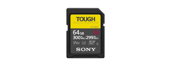 Sony SF-G Series SF-G64 SDXC UHS-II Memory Card 64GB 300MB/s
