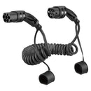 Spiralladekabel Type-2 16A 3-faset 5 Meter