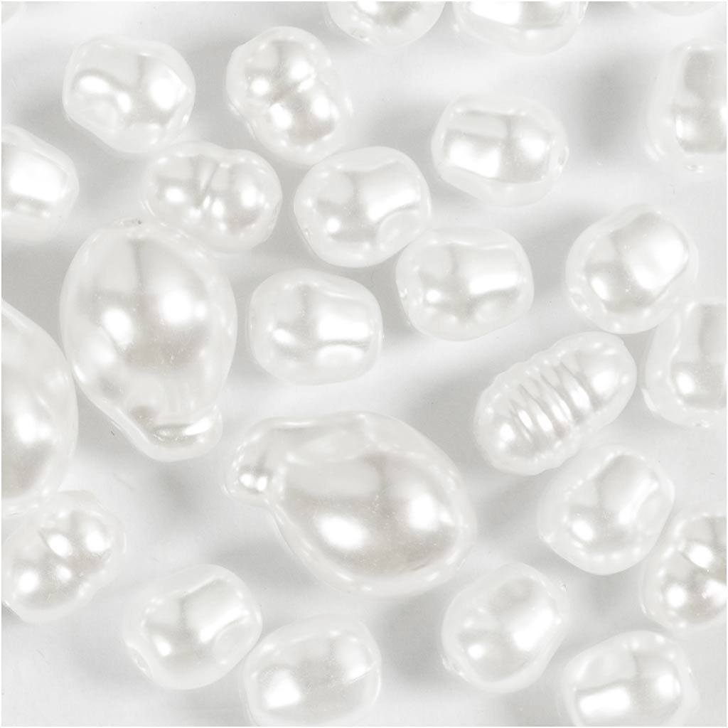 Voksperler, Oval, diam. 6-14 mm, hulstr. 1,3-1,5 mm, 30 stk./ 1 pk.